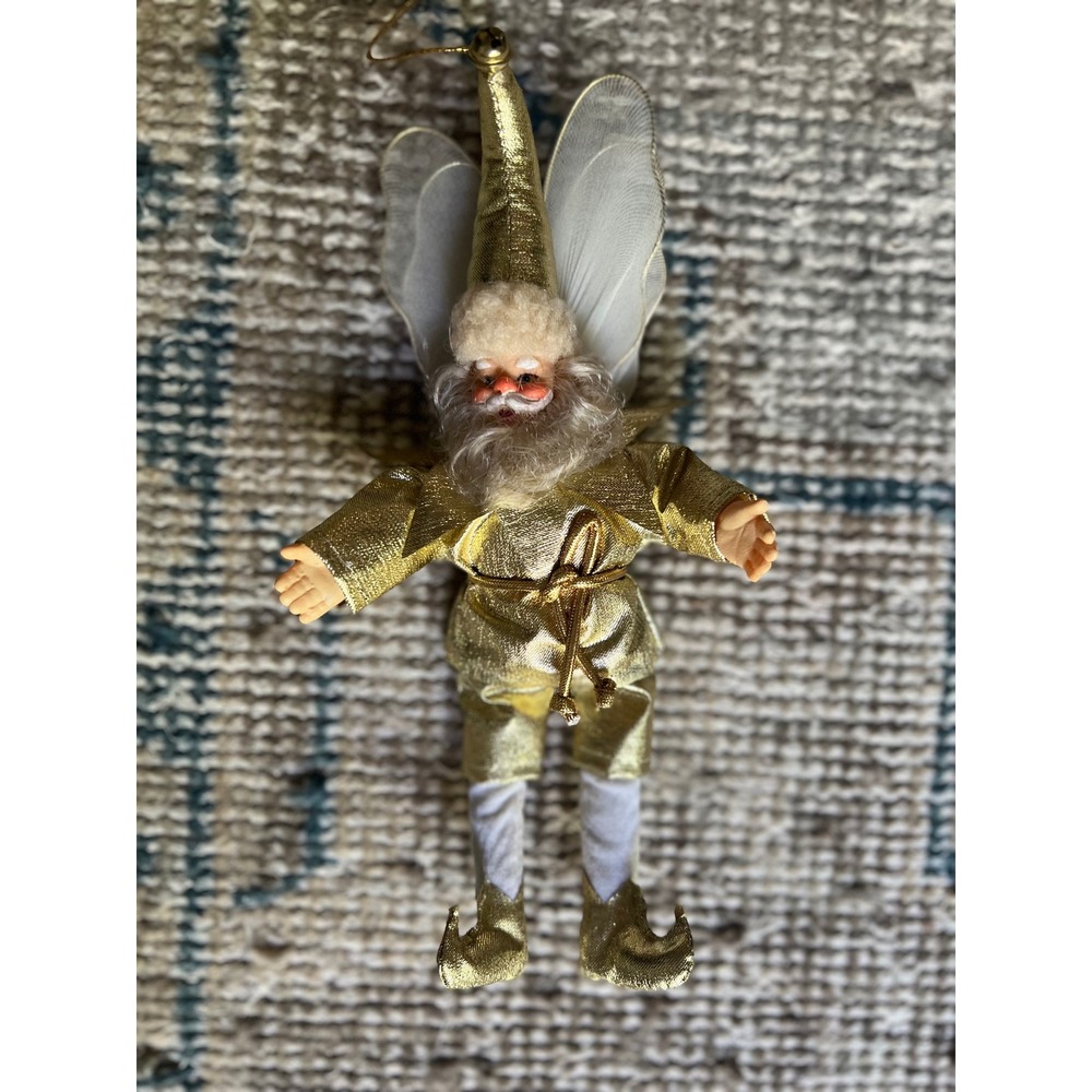 Vintage Mark Roberts Santa Elf Fairy Christmas Ornament 11' Collectors Gift